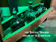 Load image into Gallery viewer, Barrel Table made from Barrel Top & Two Hoops