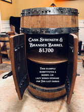 Load image into Gallery viewer, Bourbon Barrel Cabinets - Hand Made by Tom & Karen
