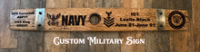 Load image into Gallery viewer, Personalized Signs from Full Length Barrel Staves