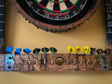 Load image into Gallery viewer, Dart Board Set made from Barrel Lid & Staves