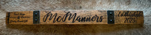 Load image into Gallery viewer, Personalized Signs from Full Length Barrel Staves