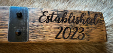 Load image into Gallery viewer, Personalized Signs from Full Length Barrel Staves