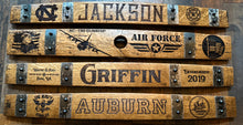 Load image into Gallery viewer, Logo & Team Signs from Full Length Barrel Staves