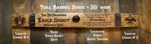 Load image into Gallery viewer, Personalized Signs from Full Length Barrel Staves