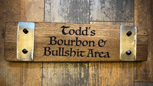 Load image into Gallery viewer, Bourbon Signs made from Barrel Staves