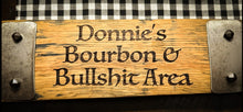 Load image into Gallery viewer, Bourbon Signs made from Barrel Staves