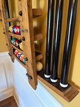 Load image into Gallery viewer, Billiard Racks Made From Whiskey Barrel Staves
