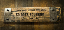 Load image into Gallery viewer, Bourbon Signs made from Barrel Staves
