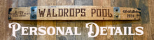 Load image into Gallery viewer, Personalized Signs from Full Length Barrel Staves
