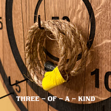 Load image into Gallery viewer, Ring Toss Game on Authentic Whiskey Barrel Lid