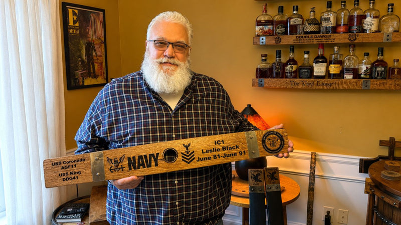 What Details Should You Include on a Customized Military Whiskey Barrel Sign?