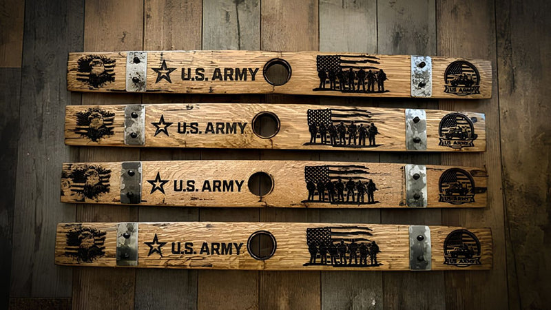 Why Military Whiskey Barrel Signs Make Meaningful Retirement Gifts for Veterans