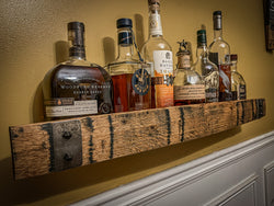 Red Barn Live Edge Barrel Hoop Wine Rack