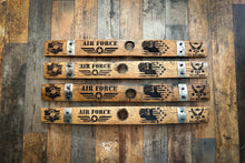 Load image into Gallery viewer, Military Signs from Full Length Barrel Staves
