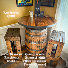 Load image into Gallery viewer, Bourbon Barrel Cabinets - Hand Made by Tom &amp; Karen
