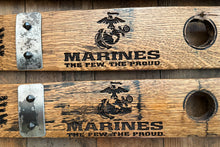 Load image into Gallery viewer, Military Signs from Full Length Barrel Staves
