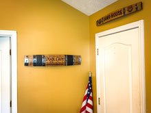 Load image into Gallery viewer, Basement &amp; Man Cave Signs from MULTIPLE Full Length Barrel Staves
