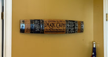Load image into Gallery viewer, Basement &amp; Man Cave Signs from MULTIPLE Full Length Barrel Staves
