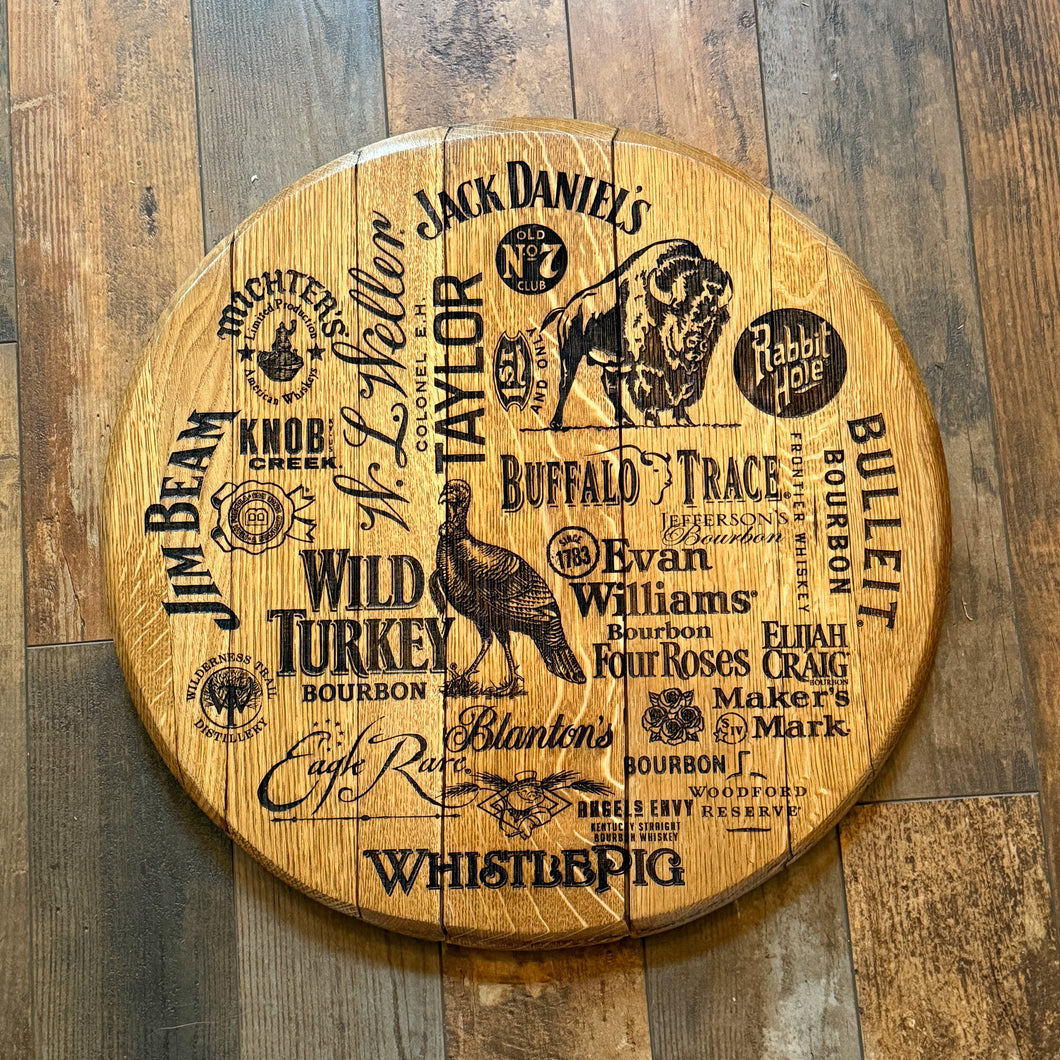 Bourbon Lover's Barrel Lid