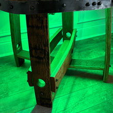 Load image into Gallery viewer, Barrel Table made from Barrel Top &amp; Two Hoops
