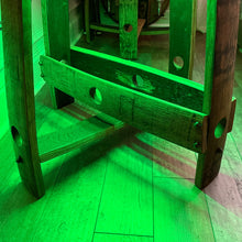 Load image into Gallery viewer, Barrel Table made from Barrel Top &amp; Two Hoops
