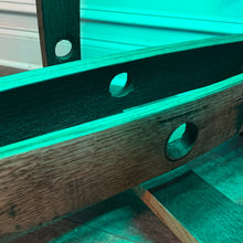 Load image into Gallery viewer, Barrel Table made from Barrel Top &amp; Two Hoops
