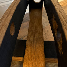 Load image into Gallery viewer, Barrel Table made from Barrel Top &amp; Two Hoops
