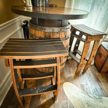 Load image into Gallery viewer, Bar Stools Made from Barrel Staves
