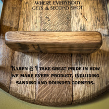 Load image into Gallery viewer, Liquor Dispenser (Wall-mounted) made from Barrel Lid
