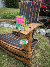 Load image into Gallery viewer, Adirondack Chairs Made From Barrel Staves &amp; Blacksmith Bolts
