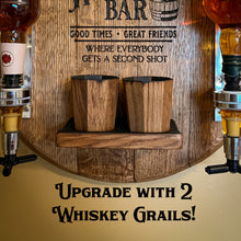 Load image into Gallery viewer, Liquor Dispenser (Wall-mounted) made from Barrel Lid
