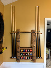 Load image into Gallery viewer, Billiards Rack Made From Barrel Staves
