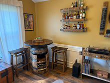 Load image into Gallery viewer, Bar Stools Made from Barrel Staves
