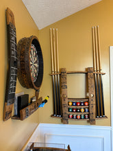 Load image into Gallery viewer, Billiards Rack Made From Barrel Staves
