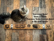 Load image into Gallery viewer, Military Signs from Full Length Barrel Staves
