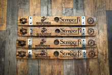 Load image into Gallery viewer, Military Signs from Full Length Barrel Staves
