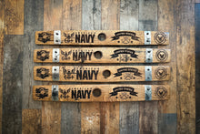 Load image into Gallery viewer, Military Signs from Full Length Barrel Staves
