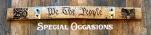 Load image into Gallery viewer, Personalized Signs from Full Length Barrel Staves
