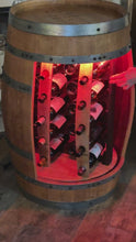 Load and play video in Gallery viewer, Wine Barrel Cabinets - Hand Made by Tom &amp; Karen

