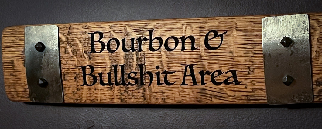 Bourbon Barrel Novelty Signs